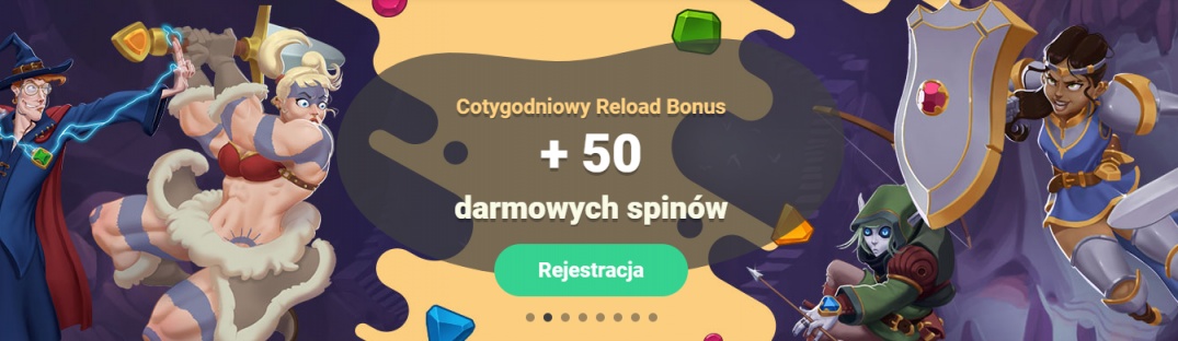 W Yoyo Casino znajdziemy darmowe spiny i reload bonus